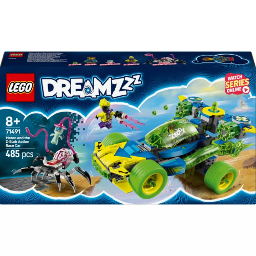 LEGO Dreamzzz Samochód Wyścigowy Mateo i Z-Bloba 71491 z 485 elementami - oficjalny zestaw LEGO