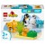 Zestaw LEGO Duplo Town Rodziny dzikich zwierząt z pingwinami i lwami 10442 w naturalnej scenerii