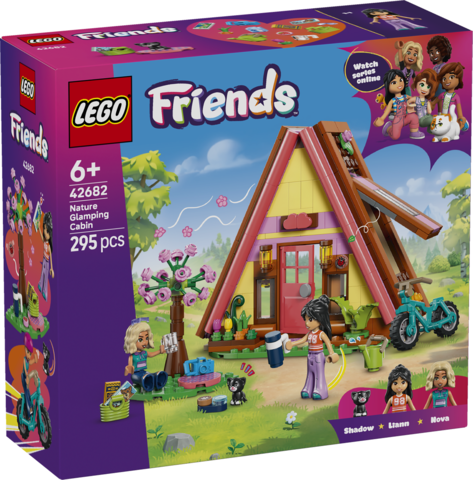 LEGO Friends Domek na luksusowym kempingu 42682 z minilaleczkami i akcesoriami do zabawy