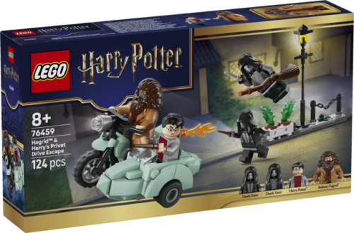 LEGO Harry Potter Ucieczka Hagrida i Harry’ego z Privet Drive 76459 z motocyklowym pojazdem i minifigurkami