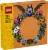 LEGO ICONIC Wieniec na Halloween 40825 z dużym nietoperzem i dyniami w halloweenowej kolorystyce