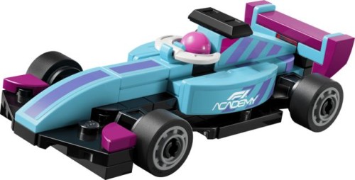 Zestaw LEGO Speed Champions Mały Bolid F1 ACADEMY - model z 58 elementów