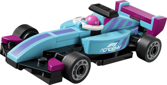 Zestaw LEGO Speed Champions Mały Bolid F1 ACADEMY - model z 58 elementów