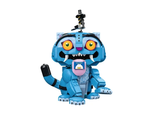 Ruchome figurki Tygrysa Derpy i Sroki Sussie z zestawu LEGO KPop Demon Hunters 72537