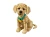 Widok detalu ruchomej głowy i łapy modelu LEGO Icons Szczeniak Golden Retriever 11384