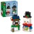 LEGO Iconic Ozdoby z bałwankami 40812 figurki bałwanków z detalami i kółkami do zawieszenia