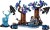 Scena z zestawu LEGO Harry Potter Zakazany Las z dwustronnymi głowami minifigurek