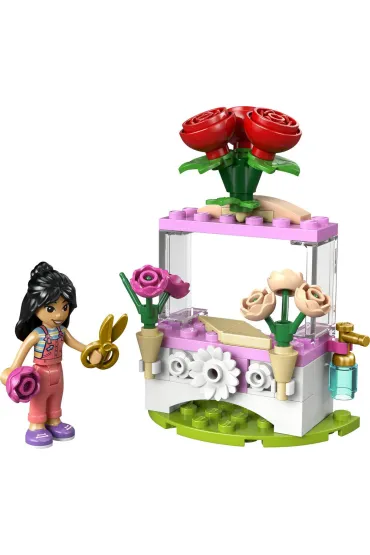 Klocki LEGO Friends 30721 kolorowe stoisko z różami i minilaleczka Liann