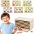 Zestaw drewnianych puzzli Viga Toys z uchwytami i półką do przechowywania dla dzieci
