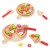 Podstawa do pizzy z podwyższoną krawędzią w zestawie drewnianym Viga Toys