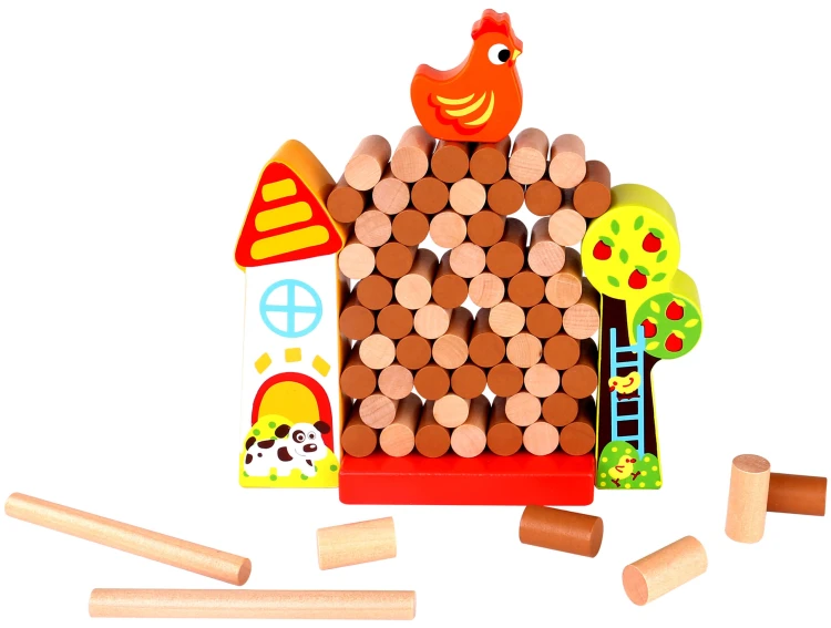 Woreczek do przechowywania elementów gry Farma Spadająca Kura TOOKY TOY