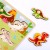 Drewniane puzzle TOOKY TOY układane przez dziecko z uchwytami ułatwiającymi chwytanie