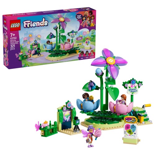 Zbliżenie na minilaleczki LEGO Friends i fotobudkę z akcesoriami
