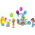 Detale mobilnego stoiska z lodami i balonami LEGO Friends 42692 z akcesoriami i stolikiem