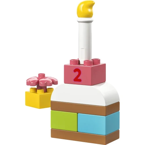 Duże elementy LEGO Duplo tort urodzinowy 30712 - zestaw konstrukcyjny dla najmłodszych