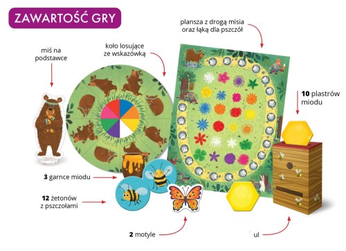 Zestaw 24 tekturowych kafelków do gry Kapitan Nauka Jakie to zwierzę? Domino z ilustracjami Katarzyny Nowowiejskiej