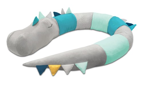 Niebieska przytulanka Dream Dragon Akson – miękki plusz i bawełna, idealna do łóżeczka