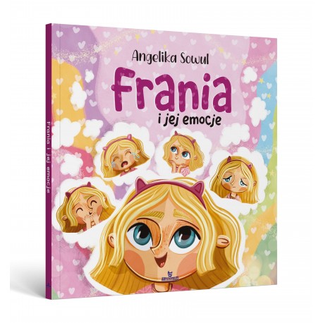 Fragment ilustracji z książki Frania i jej emocje przedstawiający emocje bohaterki