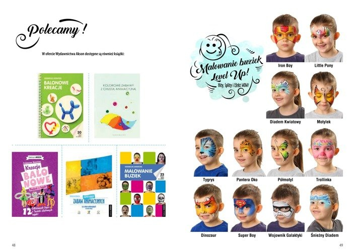 Przykłady wzorów Iron Boy i Little Pony z książki Malowanie buziek Level UP! cz.2