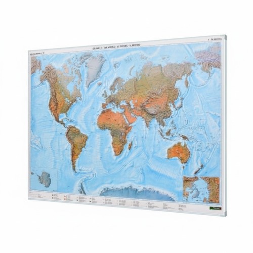 Świat fizyczny 132×82 cm – mapa magnetyczna