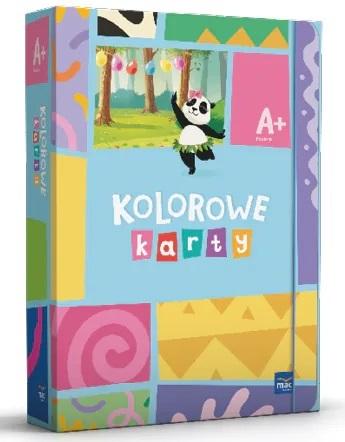 Pakiet Kolorowe karty Poziom A+ MAC PODRĘCZNIKI - kolorowe karty edukacyjne dla dzieci 3-6 lat w formacie 300x210 mm