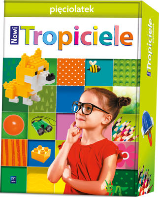 Pakiet edukacyjny Nowi Tropiciele Pięciolatek wydawnictwa WSIP PODRĘCZNIKI z kartami pracy i zeszytem grafomotorycznym