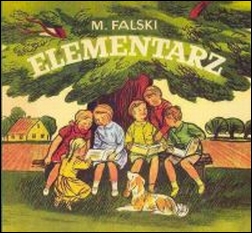 Reprint Elementarza Mariana Falskiego z 1971 roku w twardej oprawie wydany przez WSIP PODRĘCZNIKI