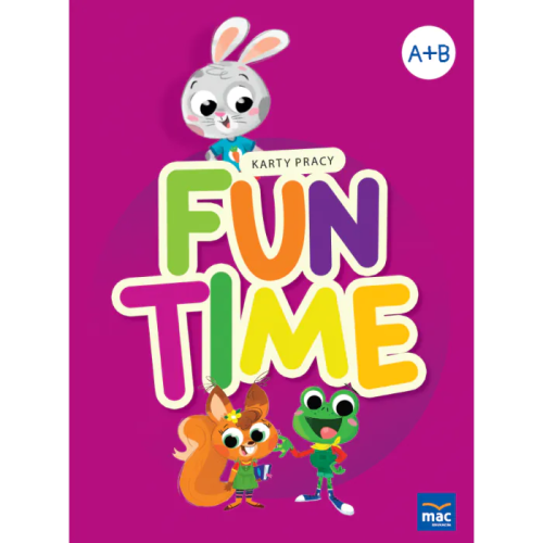 Pakiet Fun Time Poziom A+B MAC PODRĘCZNIKI - okładka kursu języka angielskiego dla dzieci w wieku przedszkolnym