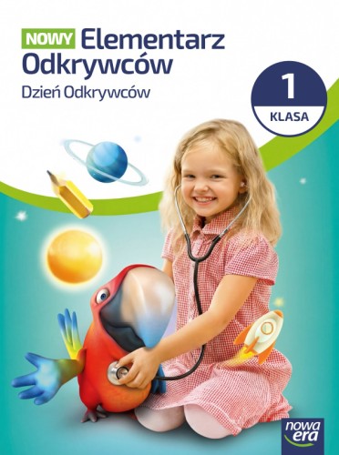 Okładka zeszytu ćwiczeń NOWY Elementarz Odkrywców Dzień odkrywców wydawnictwa Nowa Era