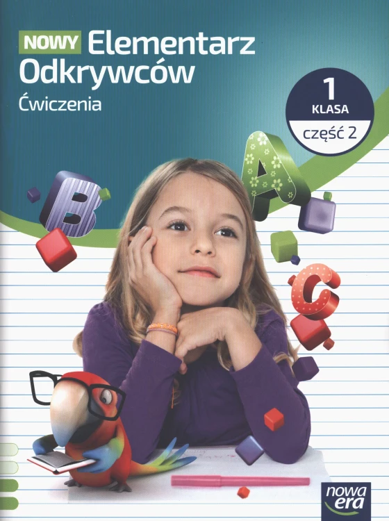 Zeszyt ćwiczeń NOWY Elementarz Odkrywców klasa 1 część 2 - widok okładki i przykładowe strony