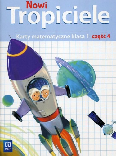 Karty matematyczne Nowi Tropiciele klasa 1 część 4 WSIP DOTACJA - okładka podręcznika edukacyjnego