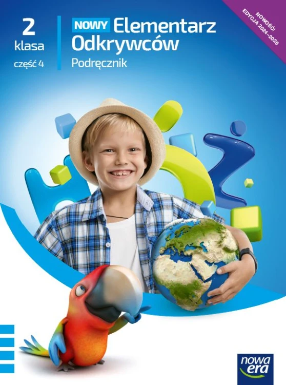 Elementarz odkrywców NEON klasa 2 część 4 - okładka podręcznika edukacyjnego Nowa Era z 2024 roku