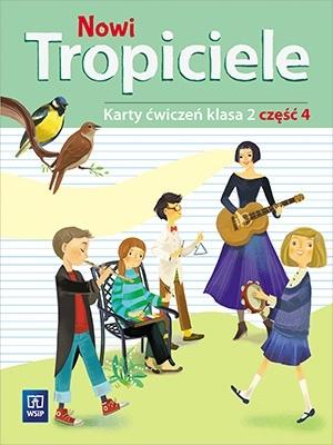 Okładka kart ćwiczeń Nowi tropiciele klasa 2 część 4 wydawnictwo WSIP DOTACJA w formacie 275x205 mm