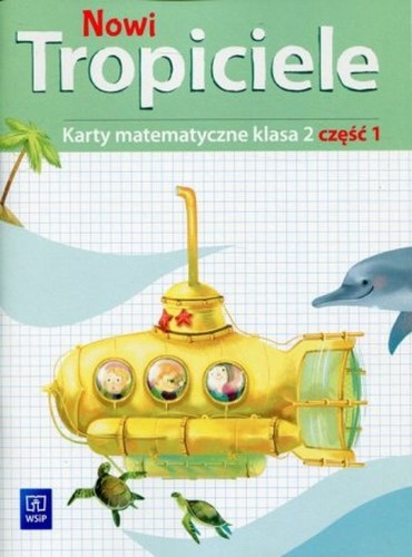 Nowi tropiciele matematyka klasa 2 część 1 WSIP DOTACJA - okładka kart matematycznych z ćwiczeniami dla klasy 2