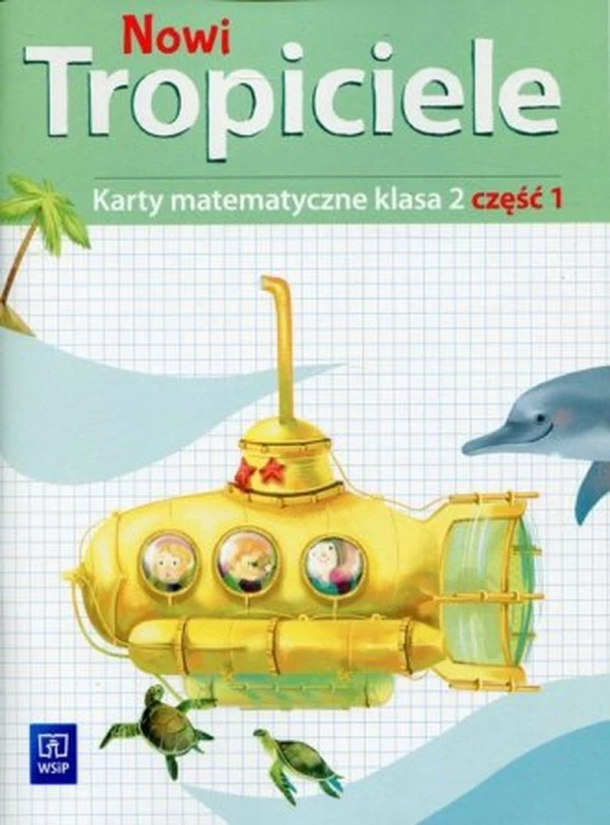 Nowi tropiciele matematyka klasa 2 część 1 WSIP DOTACJA - okładka kart matematycznych z ćwiczeniami dla klasy 2