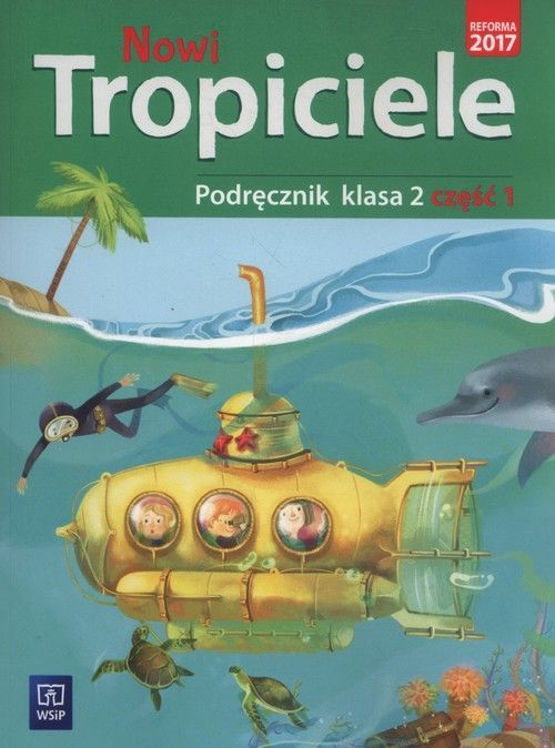Podręcznik Nowi tropiciele klasa 2 część 1 WSIP DOTACJA widok okładki z ilustracjami i tytułem