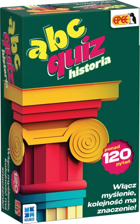Gra ABC Quiz Historia Epee - karty quizowe edukacyjne w formacie 130x80 mm