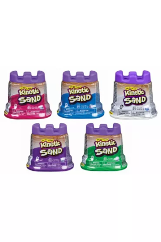 Mini Zamek 127 g piasek kinetyczny Spin Master w pojemniku w mixie kolorów do kreatywnej zabawy