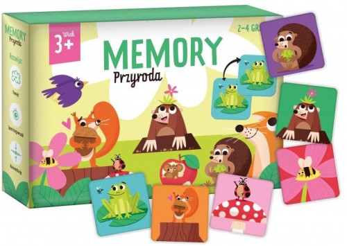 Memory Przyroda – edukacyjna gra pamięciowa ze zwierzętami KANGUR