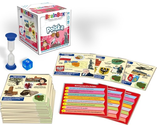 BrainBox Polska – gra edukacyjna REBEL z 55 kartami o wymiarze 120x120 mm