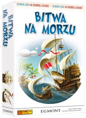 Strategiczna gra Bitwa na Morzu Egmont PAP – plansza i karty statków