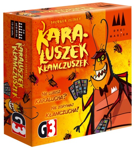 Gra karciana Karaluszek Kłamczuszek G3 – plansza i karty w zestawie