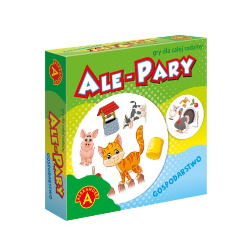 Mini Ale Pary Gospodarstwo – gra karciana na spostrzegawczość ALEXANDER GRY z 31 kartami