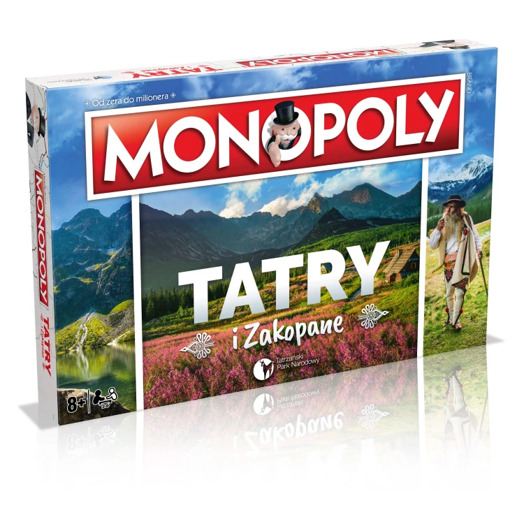 Monopoly Tatry i Zakopane - gra planszowa ekonomiczna od Winning Moves