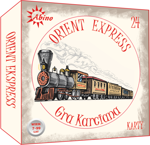 Orient Express – Express Internationale gra karciana ABINO 24 karty dla dzieci i dorosłych