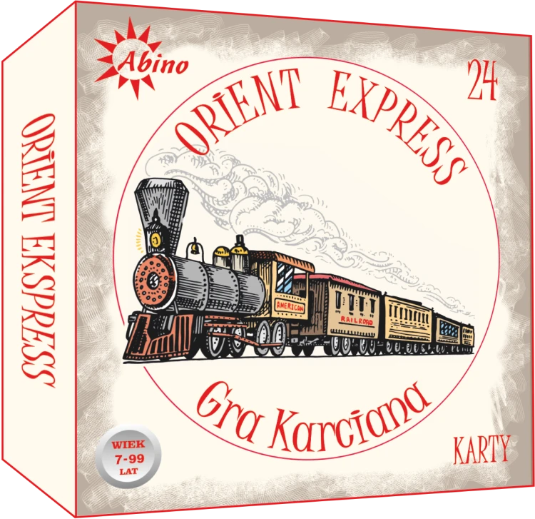 Orient Express – Express Internationale gra karciana ABINO 24 karty dla dzieci i dorosłych