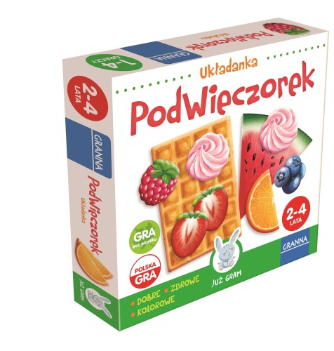 Kreatywna układanka edukacyjna Granna Podwieczorek z elementami deserów