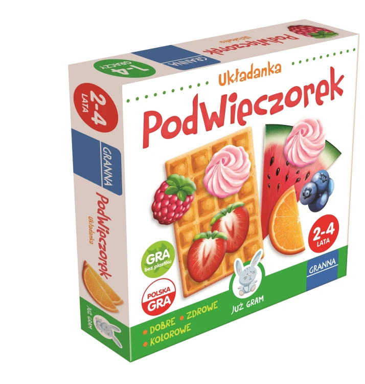 Kreatywna układanka edukacyjna Granna Podwieczorek z elementami deserów