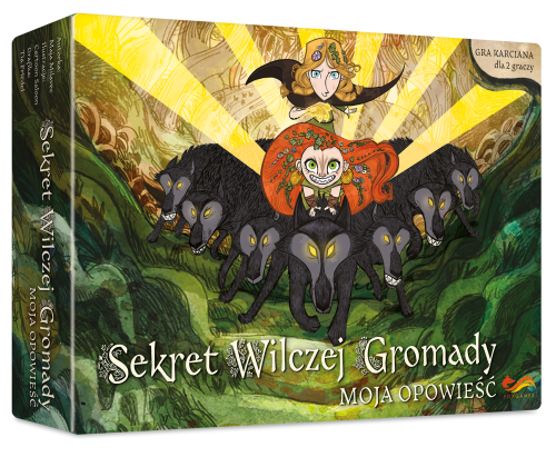 Sekret Wilczej Gromady gra karciana Fox Games – plansza 5 na 5 kart
