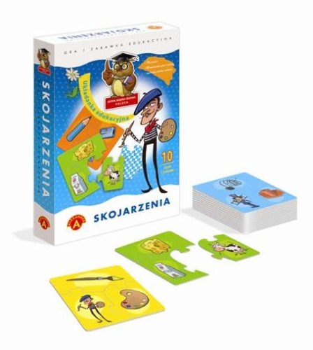 Zestaw puzzli edukacyjnych Skojarzenia ALEXANDER GRY z 24 kompletami tematycznych obrazków